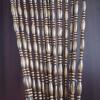 LEOSXA Natural Bamboo Beaded Door Curtain, Room Divider, Fly Curtain, Wall Hanging, 46 Strands view 1