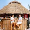 Pealihuy Palm Runner Artificial Thatch Roof Cover, 1 Piece view 3