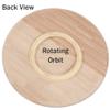FREAZE Large Solid Wood Lazy Susan Turntable, 100 cm/40 in, Red Wood view 2