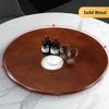 FREAZE Large Solid Wood Lazy Susan Turntable, 100 cm/40 in, Red Wood view 3
