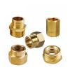 Artemisia 1pc Brass BSP Adapter, Hex Nipple, Reducing Hex Bushing, Male-to-Female, G1 to 3/8 BSP view 2