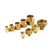 Artemisia 1pc Brass BSP Adapter, Hex Nipple, Reducing Hex Bushing, Male-to-Female, G1 to 3/8 BSP view 4