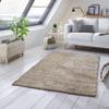 TacaHome Handwoven Pure New Wool Rug, Scandinavian Design, Sand Multi, 70 x 130 cm view 1