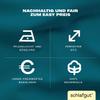 Schlafgut Easy Jersey Fitted Sheet 180x200 to 200x200 cm, Petrol Deep, 100% Cotton view 2