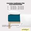 Schlafgut Easy Jersey Fitted Sheet 180x200 to 200x200 cm, Petrol Deep, 100% Cotton view 4