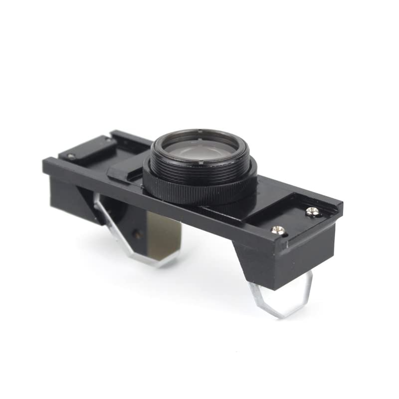 Monocular Video Microscope C-Mount Lens, 0.7x–4.5x, 10x–180x Continuous Zoom for HDMI/VGA Industrial Cameras (3D Objective Viewer)