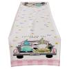 Kielsjajd Easter Spring Table Runner with Eggs and Bunny, 33 x 183 cm (E-017) view 1
