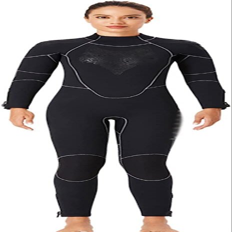 Women's 5 mm Neoprene One-Piece Wetsuit with UPF 50+ Sun Protection and Plush Warm Lining, Black, S (Gray/Gray XXL)