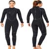 Women's 5 mm Neoprene One-Piece Wetsuit with UPF 50+ Sun Protection and Plush Warm Lining, Black, S (Gray/Gray XXL) view 2