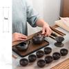 Chinese Kung Fu Purple Clay Tea Set with Teapot and Cups view 2