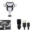 K-S-Trade Car Mount for Samsung Galaxy Z Flip4, Air Vent Mount, Black/Silver view 1