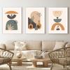 HLSHOE Monstera Plant Vase Abstract Geometric Nordic Canvas Wall Art, Color 4, 40 x 50 cm, Unframed view 3