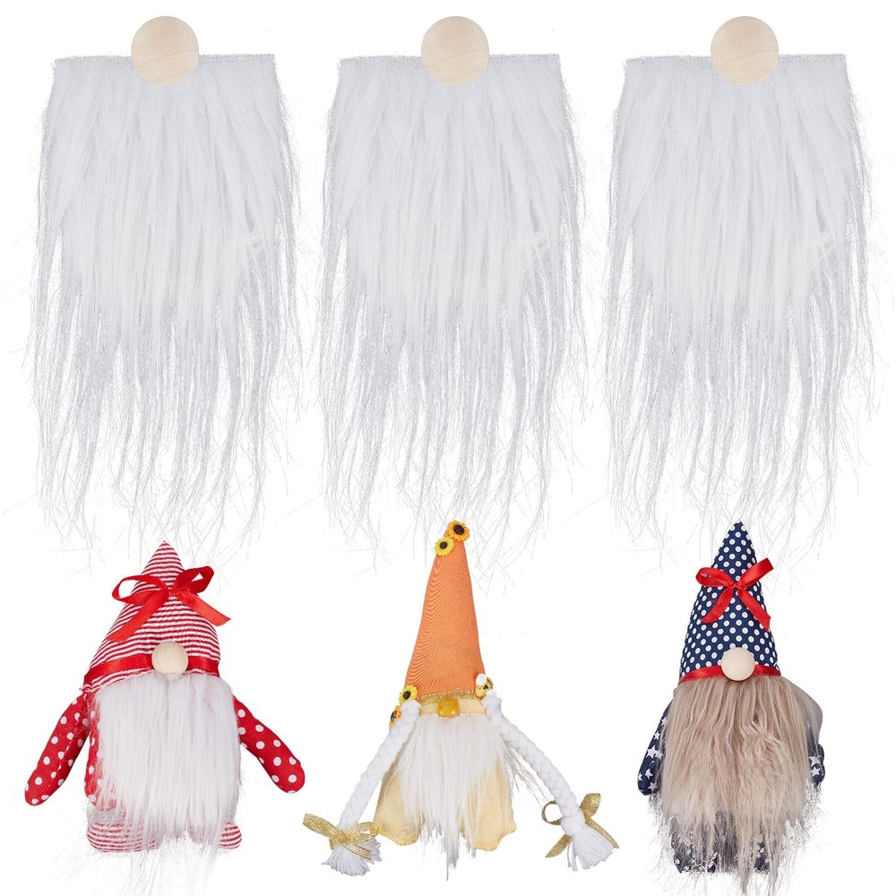 GORGECRAFT 6-Piece Gnome Beard Craft Kit