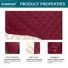 Granbest Waterproof 3-Seater Sofa Cover, Non-Slip, Washable, Wine Red view 4
