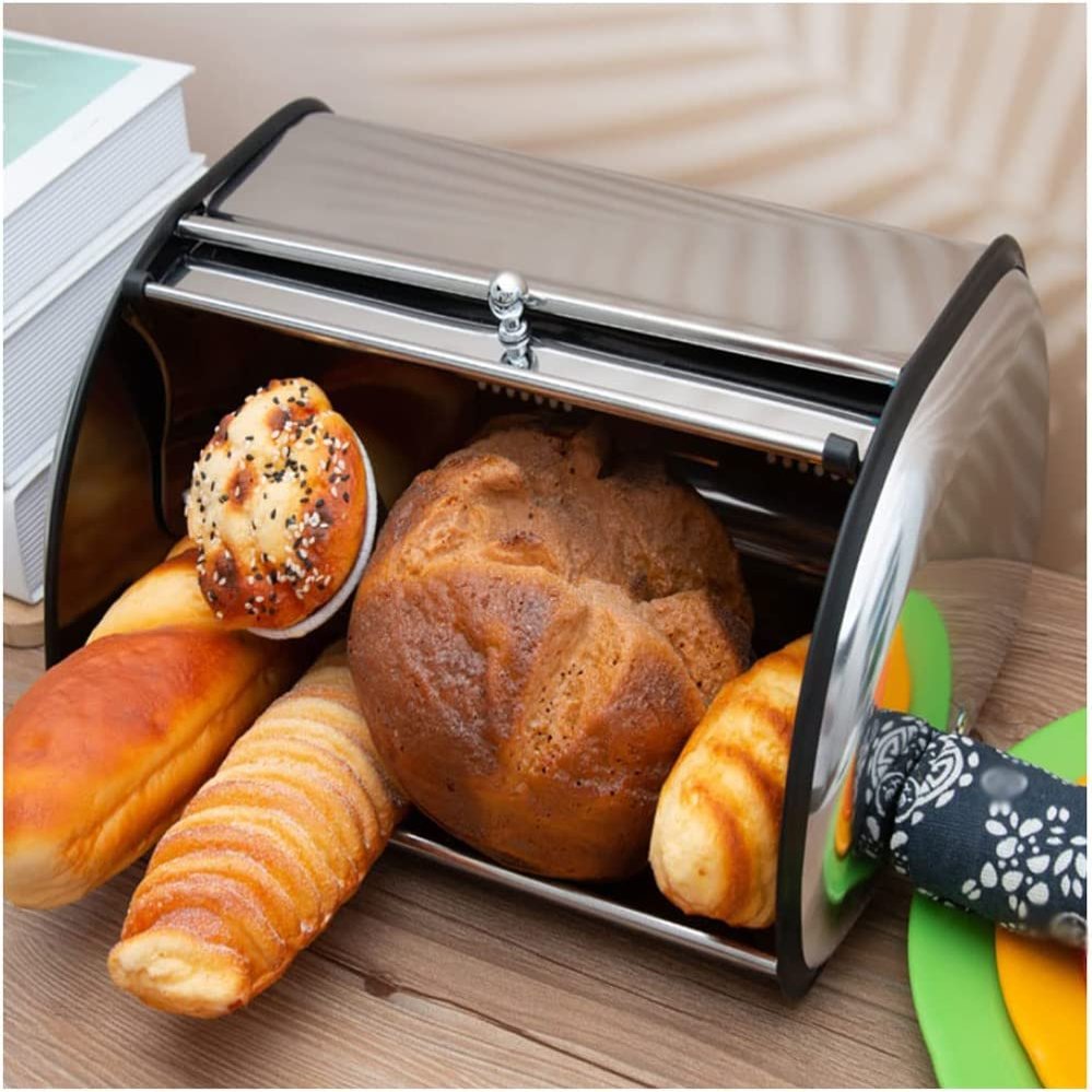 LIOONS Creative Stainless Steel Bread Box