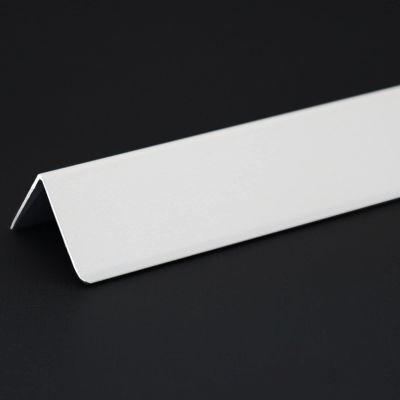 Self-Adhesive Aluminum Corner Guard, 1.1 m, White