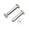 FEEIMOL Chicago Binding Screws, Nickel-Plated Round-Head Book Screws, M5 x 85 mm (8 pcs) view 2