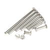 FEEIMOL Chicago Binding Screws, Nickel-Plated Round-Head Book Screws, M5 x 85 mm (8 pcs) view 3