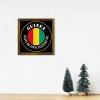 Luckluccy Guinea Flag Wooden Wall Sign, "The Greatest Place on Earth" view 3