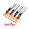 1-Piece 2 mm Leather Craft Hole Punch, 19 mm x 2 mm view 3