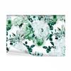 decomonkey Premium Flower Photo Wallpaper, 250 x 175 cm, XL, Rose Green, Nonwoven view 1