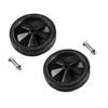Air Compressor Casters, 12.7–15.2 cm, Shock-Absorbing, Non-Slip, Quiet, Black view 1