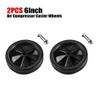 Air Compressor Casters, 12.7–15.2 cm, Shock-Absorbing, Non-Slip, Quiet, Black view 2