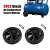 Air Compressor Casters, 12.7–15.2 cm, Shock-Absorbing, Non-Slip, Quiet, Black view 4