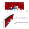 TBOUOBT Wall-Mounted Mail Organizer and Key Holder with Hooks, Cartoon Santa view 3