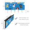 TBOUOBT Wall-Mounted Mail Organizer, Key Holder with Mail Holder and 5 Hooks, Many Dogs Cartoon view 3