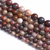 12 mm 32-Piece Natural Green Jasper Loose Beads for Jewelry Making and DIY Bracelets view 2