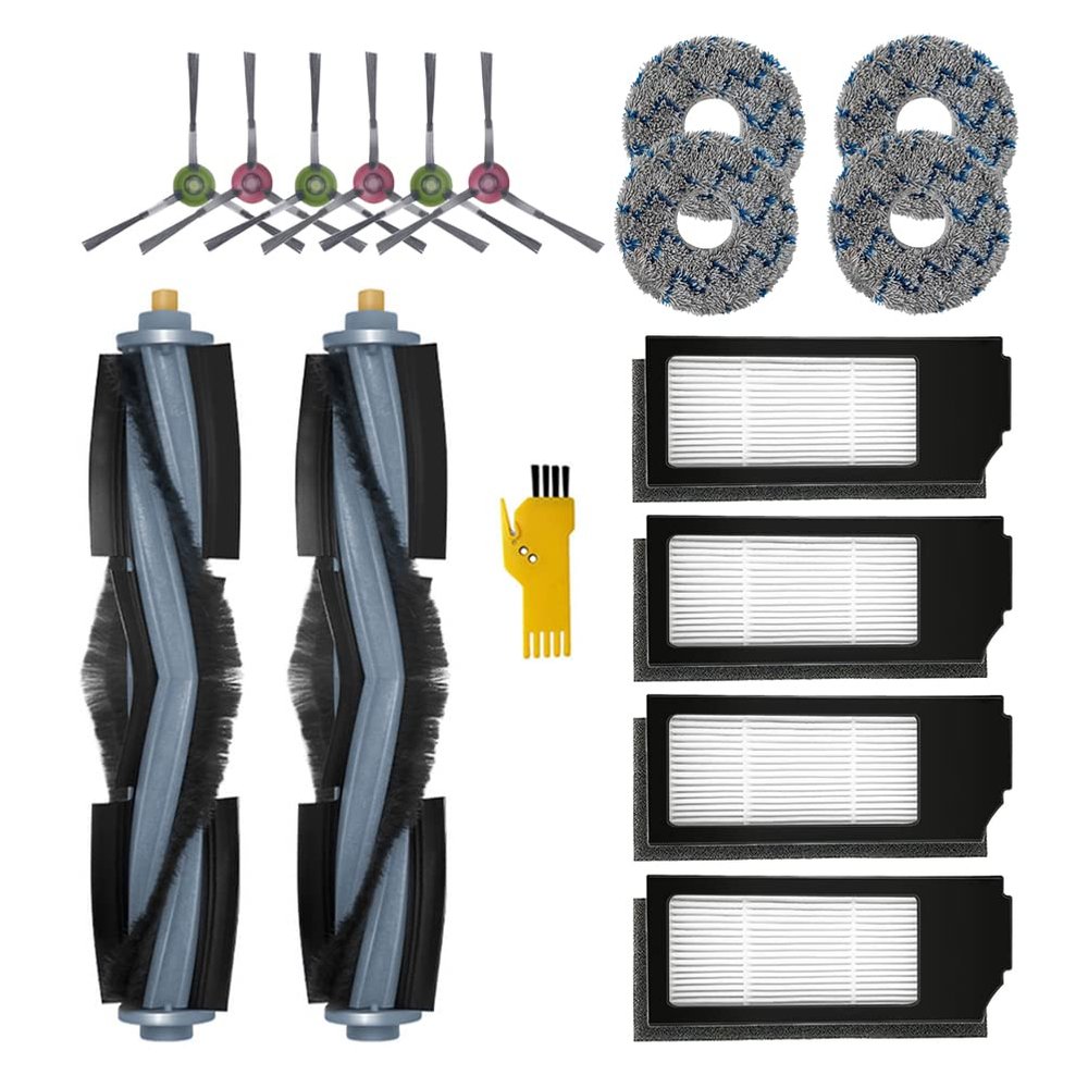 aotengou Replacement Accessory Kit for ECOVACS DEEBOT X1 OMNI, X1e OMNI, X1 TURBO & X1+ Robot Vacuums, 16-Pack