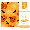 Double-Sided Waterproof Halloween Pumpkin Bat Garden Flag, 12 x 18 in view 2