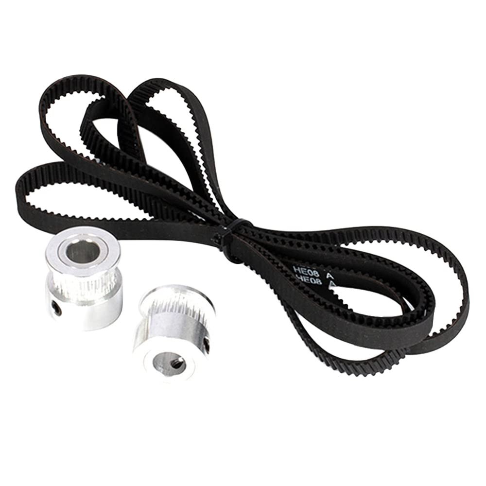 GOSER Z-Axis GT2 Timing Belt Pulley Kit, 24-Tooth Pulleys and 1068 mm Belt for X5SA