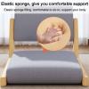 Folding Tatami Floor Chair with Backrest, Gray view 4