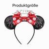 DRESHOW Glitter Mouse Ear Bow Headbands for Women view 4
