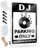 CakJuice DJ Parking Only Metal Sign, Coffee Sign for Café, Bar, and Room Décor (20 x 30 cm) view 1
