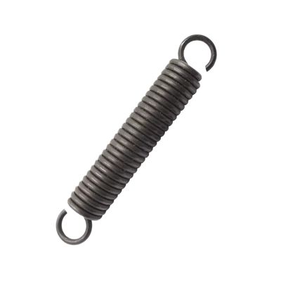 1-Pc. 4 mm Wire Diameter Spring Steel Extension Spring, 40 mm OD, 110–400 mm Length, with Hooks, 4.0 × 40 × 130 mm