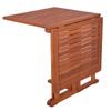 Spetebo Folding Eucalyptus Wood Garden Table, 120 x 70 cm, Rectangular view 3
