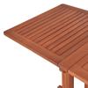 Spetebo Folding Eucalyptus Wood Garden Table, 120 x 70 cm, Rectangular view 4