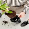 Garronda GD-0025 Black Plastic Round Nursery Pots, 32 cm, 5-Pack view 3