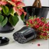 Garronda GD-0025 Black Plastic Round Nursery Pots, 32 cm, 5-Pack view 4