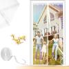 Magnetic Insect Screen Door, 75 x 225 cm, White Stripes view 1