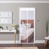 Magnetic Insect Screen Door, 75 x 225 cm, White Stripes view 2