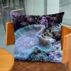 TBOUOBT Pack of 2 Velvet Pillow Covers, Square, Marine Life Coral view 3