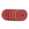 PIANPIAN CAREG 7-Piece Red Diamond Polishing Pads, 80 mm, Grit 200 view 1