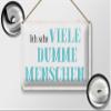 Femer Metal Sign with Saying, 30 x 20 cm, "I See Many Stupid People" view 2