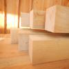 Spruce/Fir 70 x 70 mm Beam, Square Timber Post, Rough-Sawn, 150 cm view 1