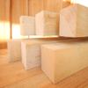 Spruce/Fir 70 x 70 mm Beam, Square Timber Post, Rough-Sawn, 150 cm view 2
