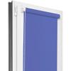 Estika Blackout Roller Blind, No Drilling, 95 x 220 cm Fabric, Blue view 1